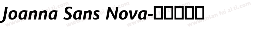 Joanna Sans Nova字体转换